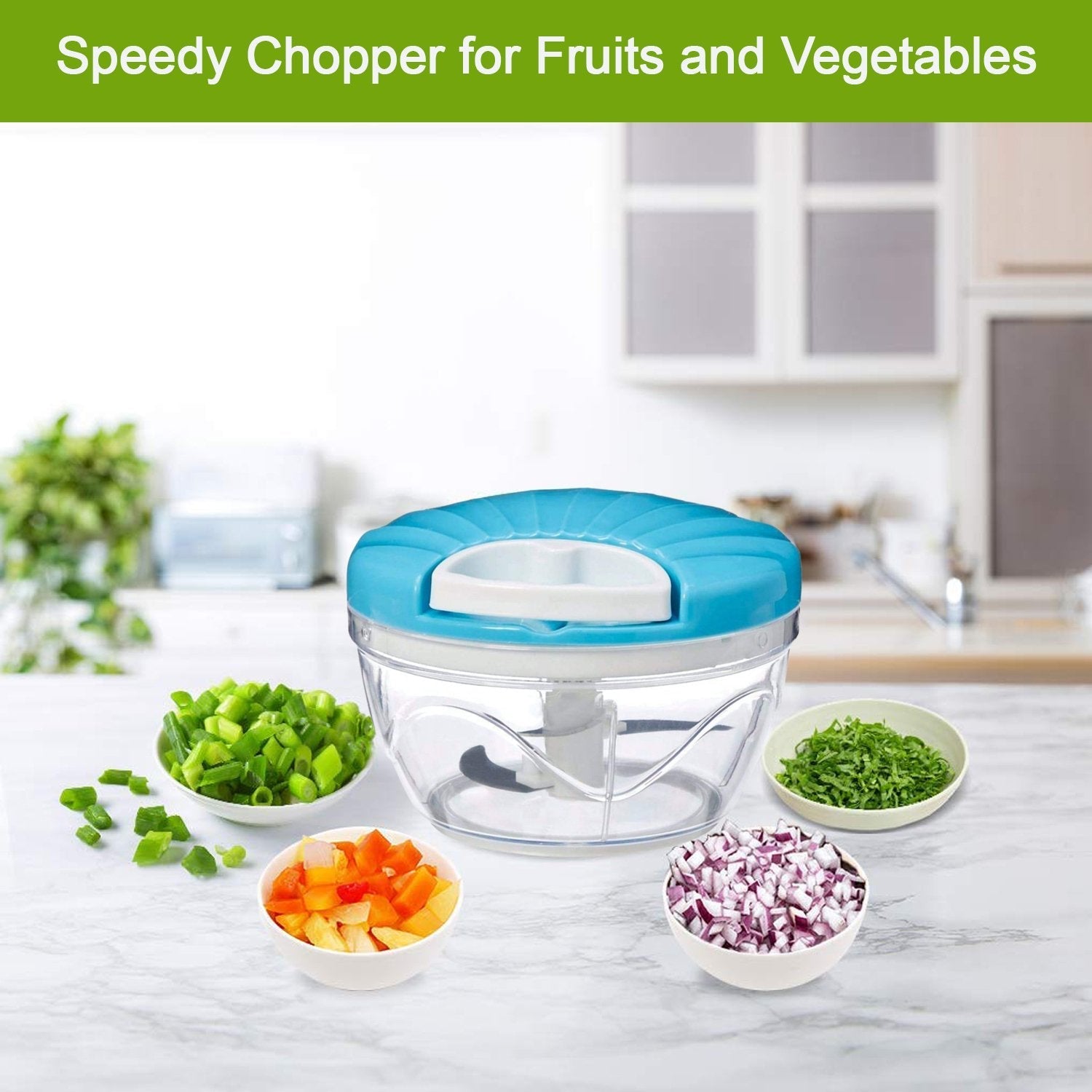 2595 2in1 Speedy Chopper With Easy to Chop Vegetable DeoDap