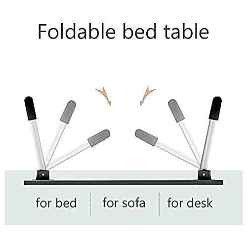 7855 FOLDABLE BED STUDY TABLE PORTABLE MULTIFUNCTION LAPTOP TABLE LAPDESK FOR CHILDREN BED FOLDABLE TABLE WORK OFFICE HOME WITH TABLET SLOT & CUP HOLDER DeoDap
