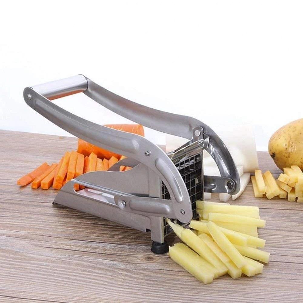 0083A STAINLESS STEEL FRENCH FRIES POTATO CHIPS STRIP CUTTER MACHINE WITH BLADE 