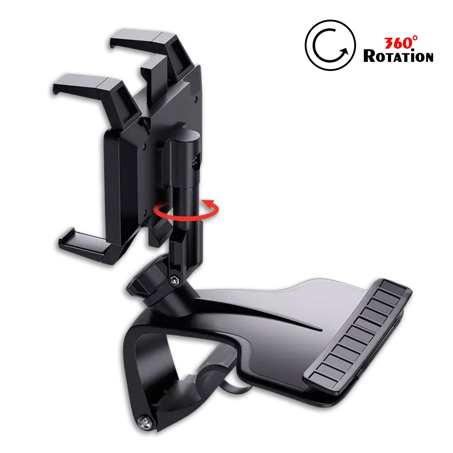 6281 Car Mobile Phone Holder Mount Stand with 360 Degree. Stable One Hand Operational Compatible with Car Dashboard. 