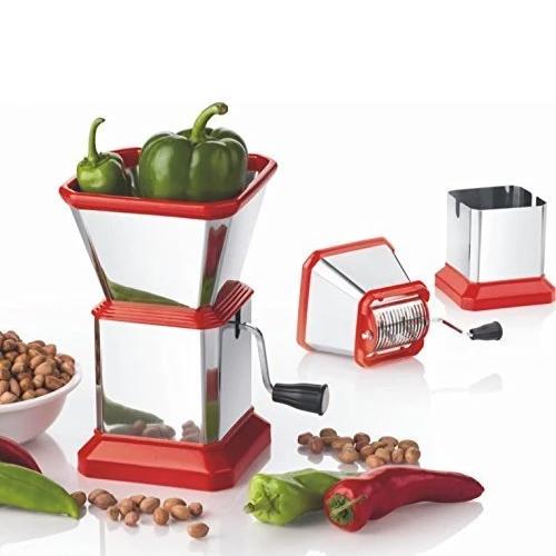 084 Stainless Steel Vegetable Cutter Chopper (Chilly Cutter) DeoDap