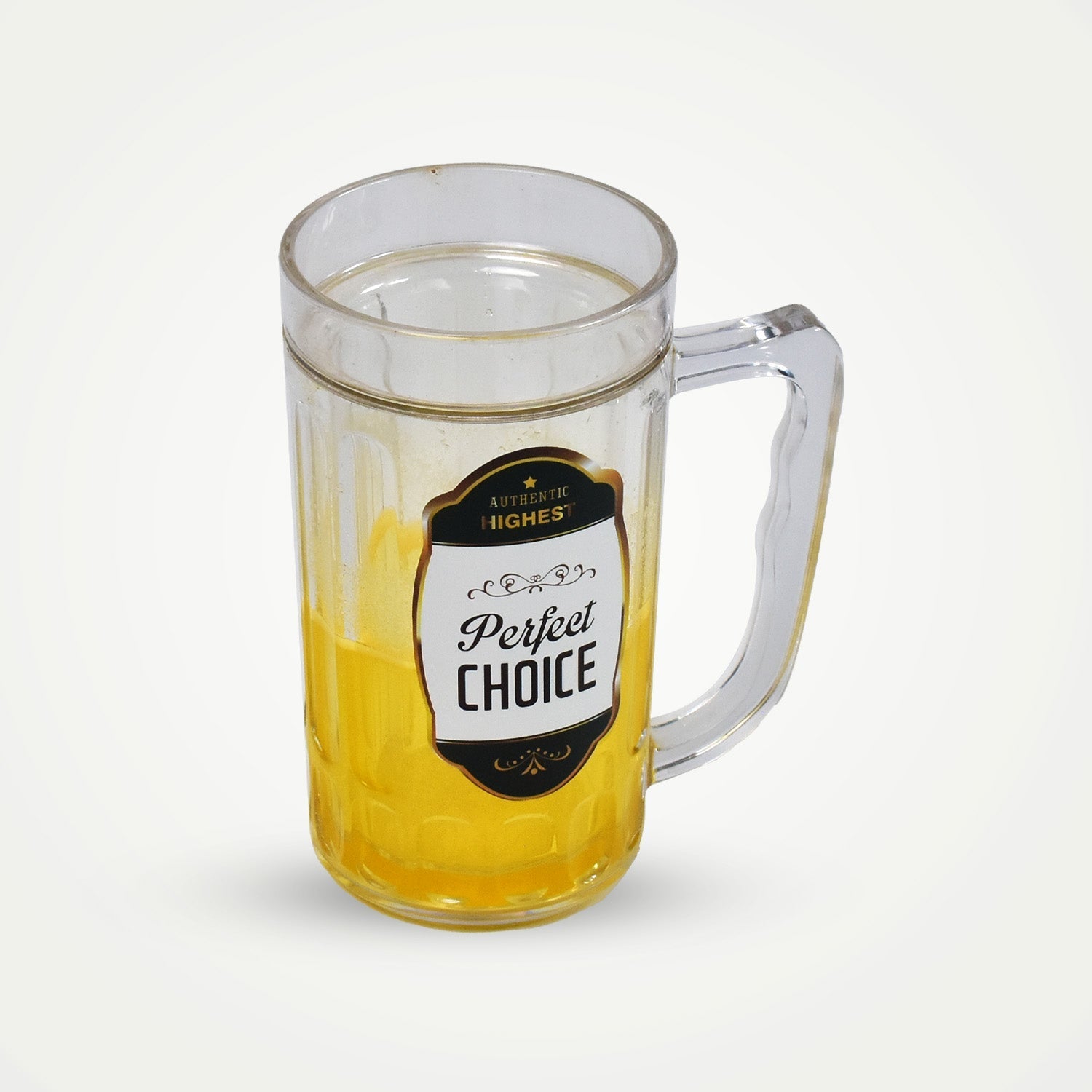 6832 420ml Large Beer Mug with Handle Crystal Clear Lead Free Mug Beer Mug, Beer Glass | Perfect for Home, Bars and parties-1Piece. DeoDap