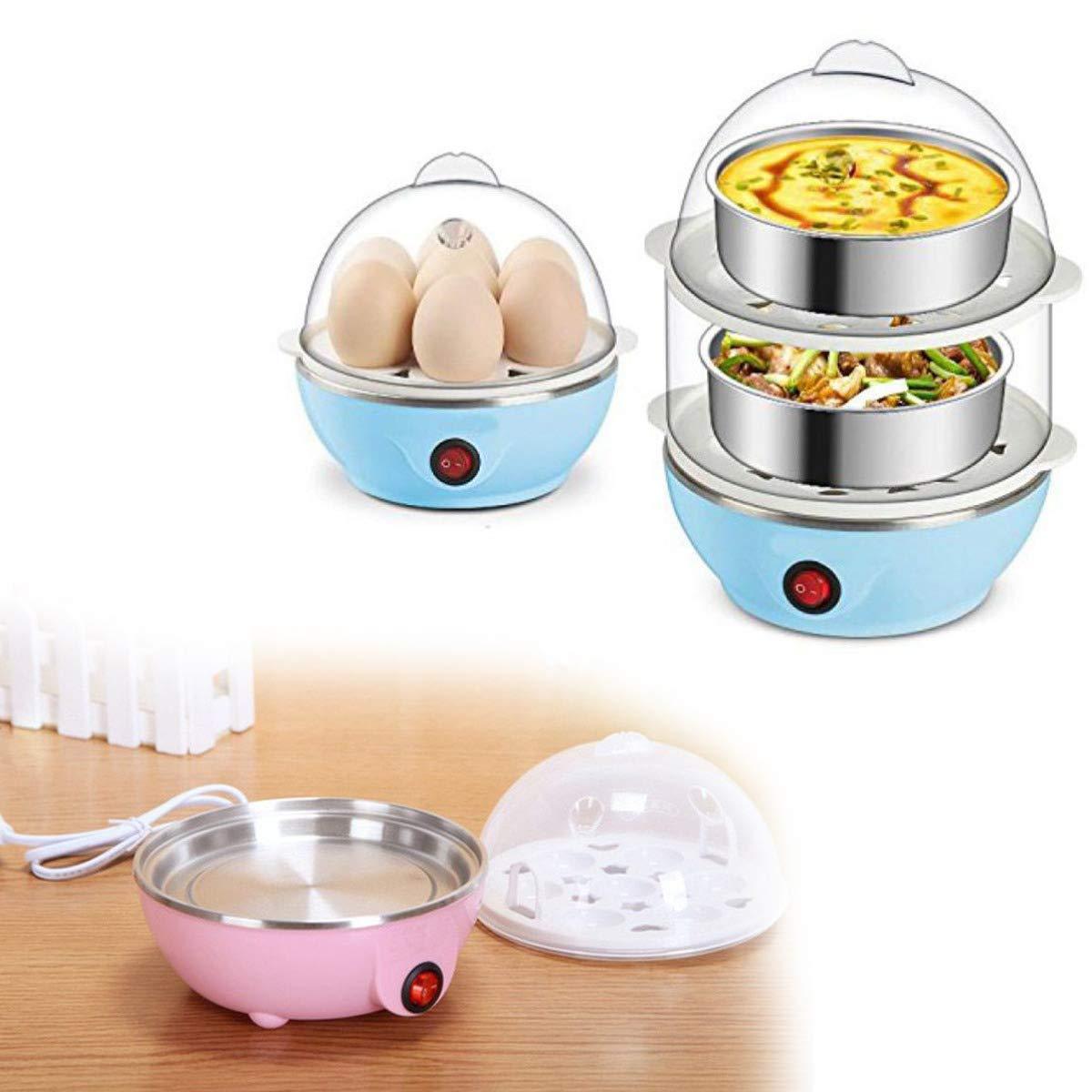 115 Multi-Function 2 Layer 14 Egg Cooker Boilers & Steamer DeoDap