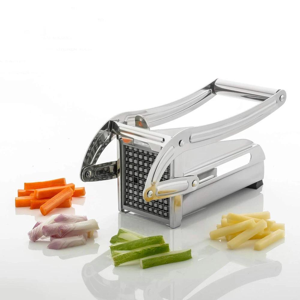 0083A STAINLESS STEEL FRENCH FRIES POTATO CHIPS STRIP CUTTER MACHINE WITH BLADE 