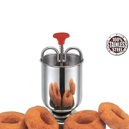 0145B Stainless Steel Medu Vada And Donut Maker For Perfectly Shaped And Crispy Vada Maker DeoDap