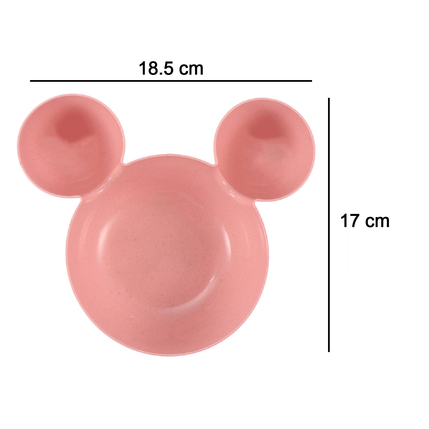 4913 Plate and Small Plate Together Micky Mouse Shape 