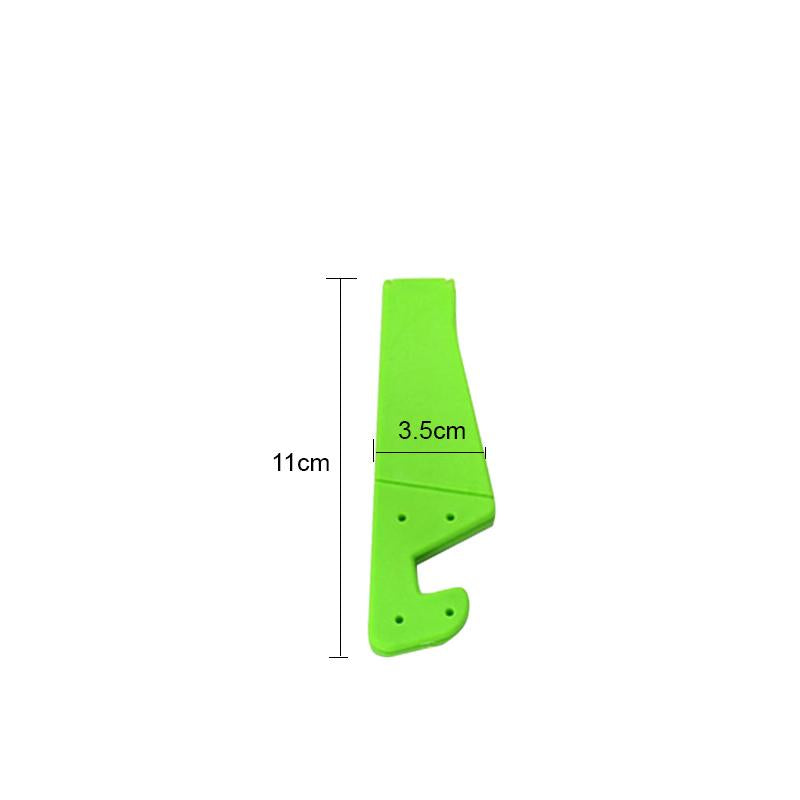 288 Universal Phone Stand Foldable V Shape Mobile Mount Stand Holder Bracket (Random Color) (Pack of 4) DeoDap