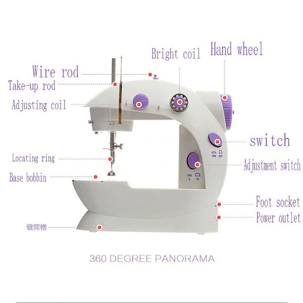 1220 Portable Mini Hand Tailor Machine for Sewing Stitching DeoDap