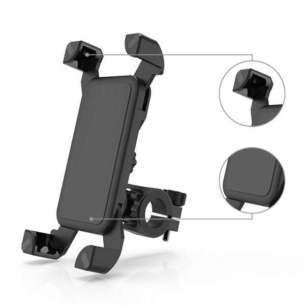 1456 Bike Phone Mount Anti Shake and Stable Cradle Clamp with 360Â° Rotation 