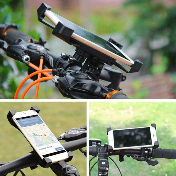 1456 Bike Phone Mount Anti Shake and Stable Cradle Clamp with 360Â° Rotation 
