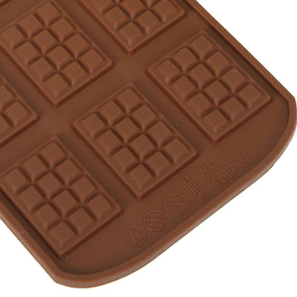 1161 Silicone Mini Choco Bar Mould - 12 Cavity DeoDap