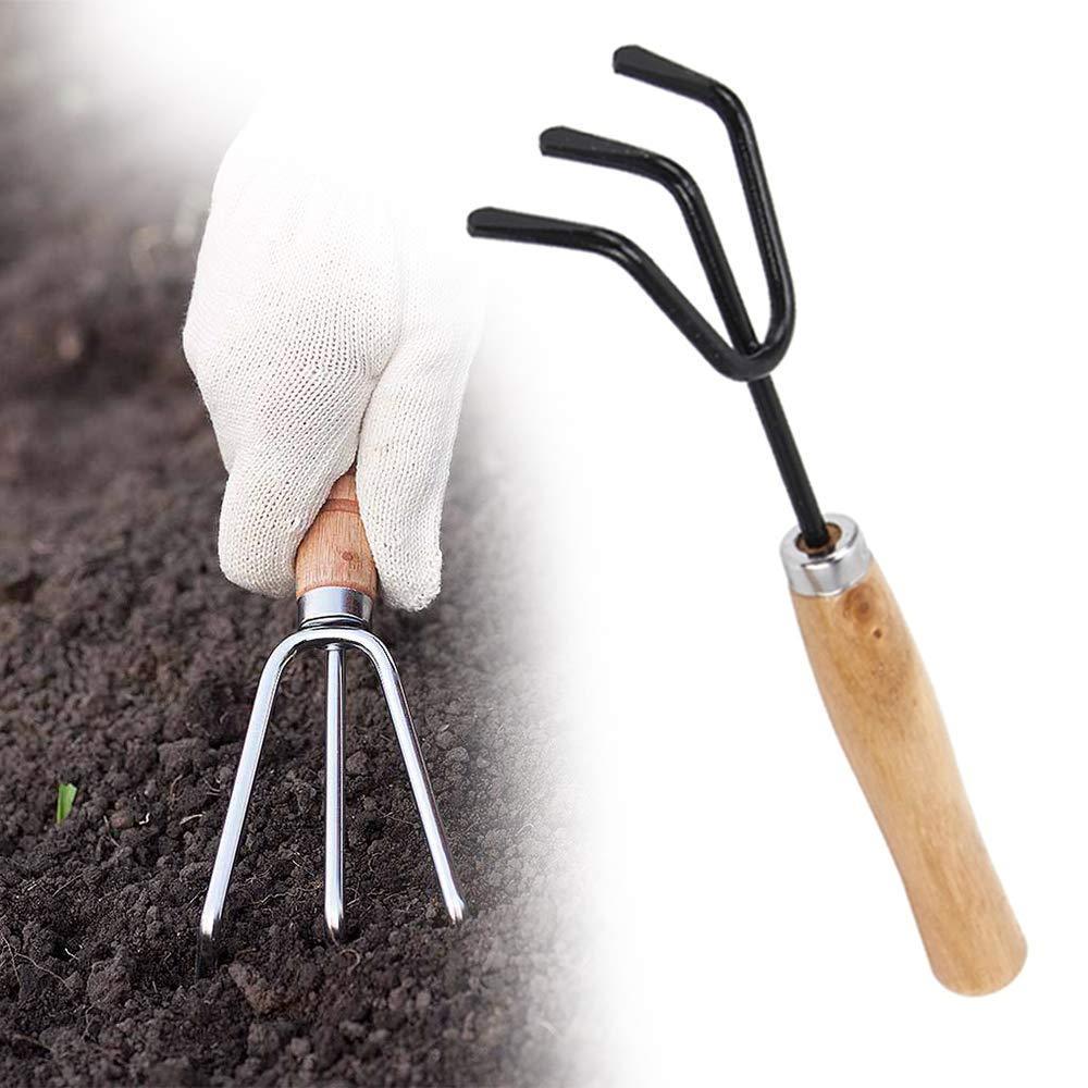 1571 Gardening Tools Seed Handheld Shovel Rake Spade Trowel with Pruning Shear DeoDap