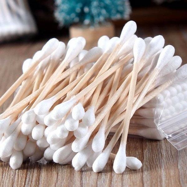 6434 COTTON BUDS FOR EAR CLEANING, SOFT AND NATURAL COTTON SWABS (Pack of 30Pc) 