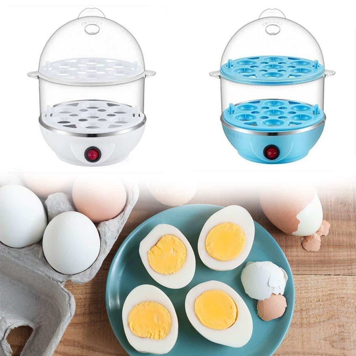 115 Multi-Function 2 Layer 14 Egg Cooker Boilers & Steamer DeoDap