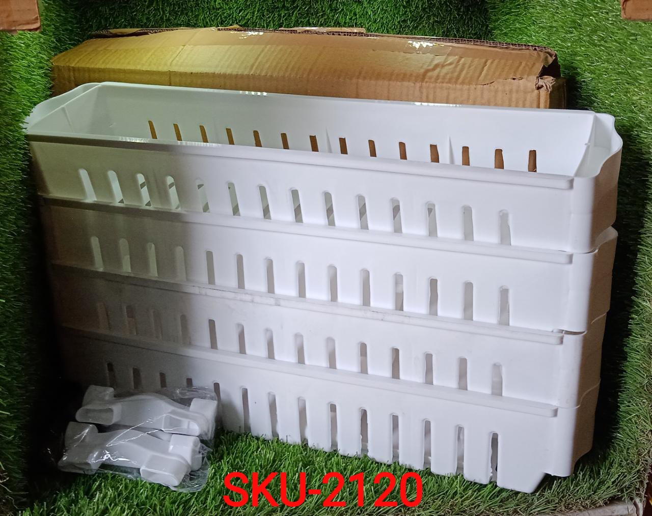 2120 Multipurpose 4 Layer Space Saving Storage Organizer Rack Shelf DeoDap