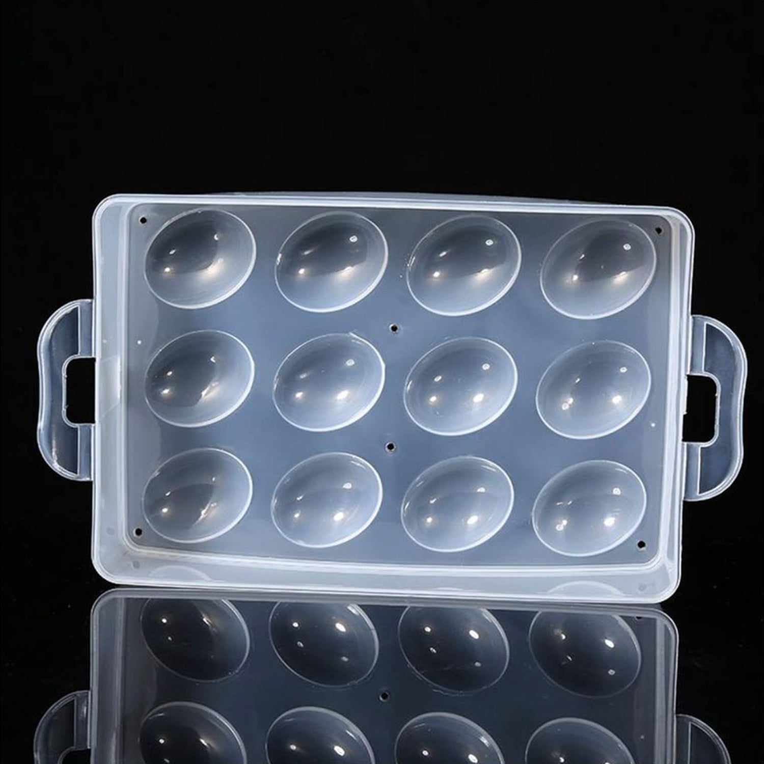 2315A Double Layer 24 Grid Egg Storage Box for Egg Storage Container DeoDap