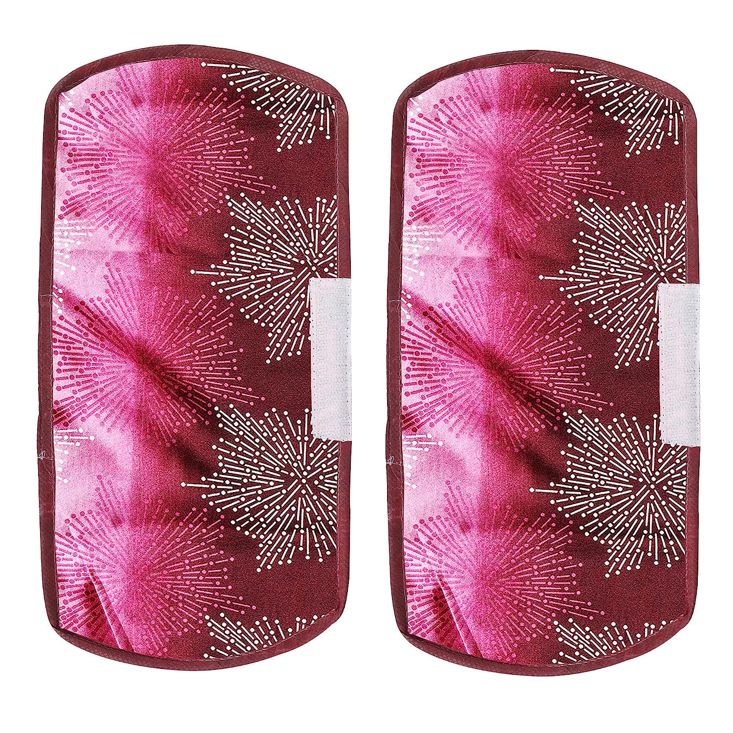 4928  Fridge Cover Handle Cover Polyester High Material Cover For All Fridge Handle Use ( Set Of 2 Pcs ) Multi Design 