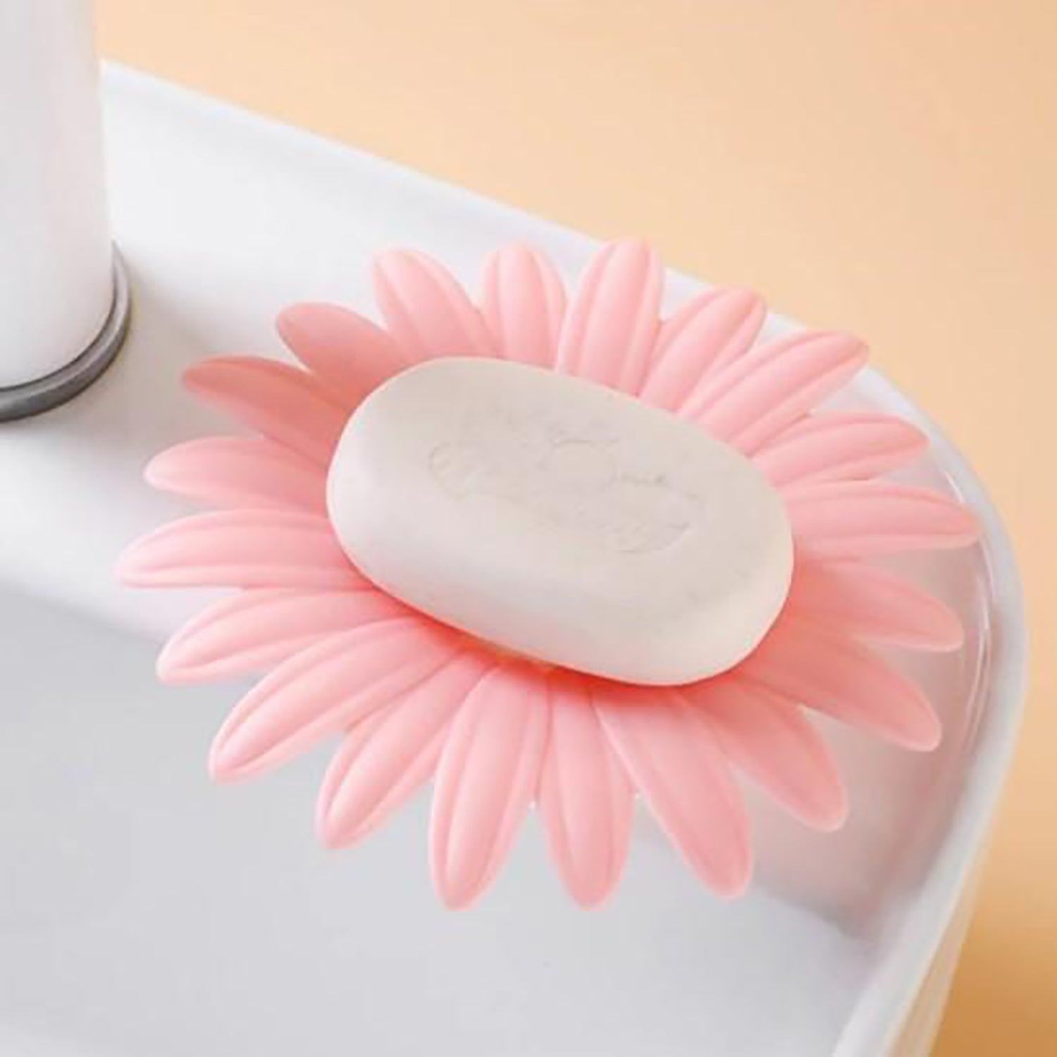 4683 Flower Shape Portable Soap Dish Holder Soap Case 