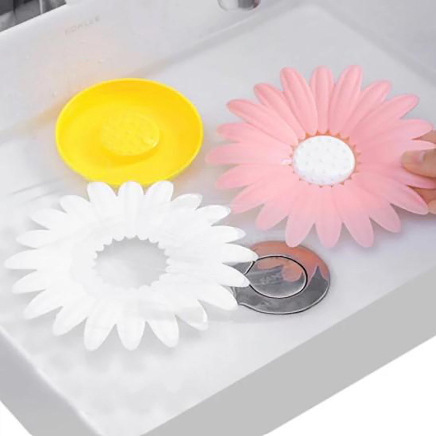 4683 Flower Shape Portable Soap Dish Holder Soap Case 