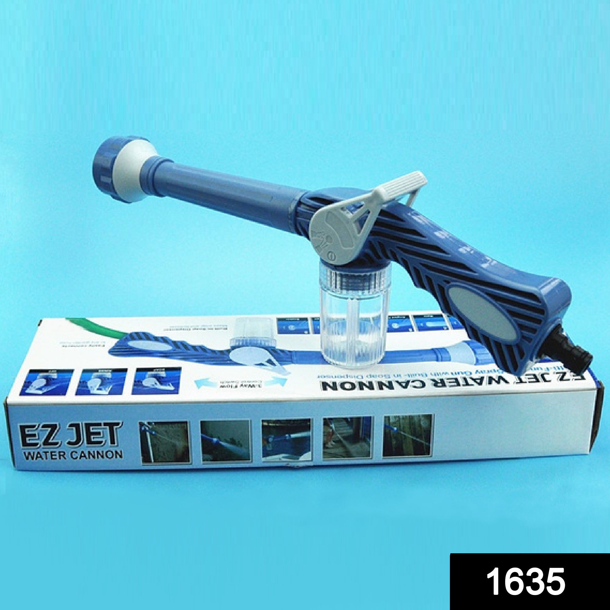 1635 Jet Water Cannon 8 in 1 Turbo Water Spray Gun 