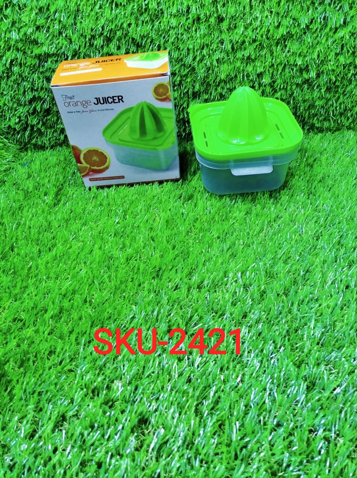 2421 Plastic Manual Juicer for Lime Orange 