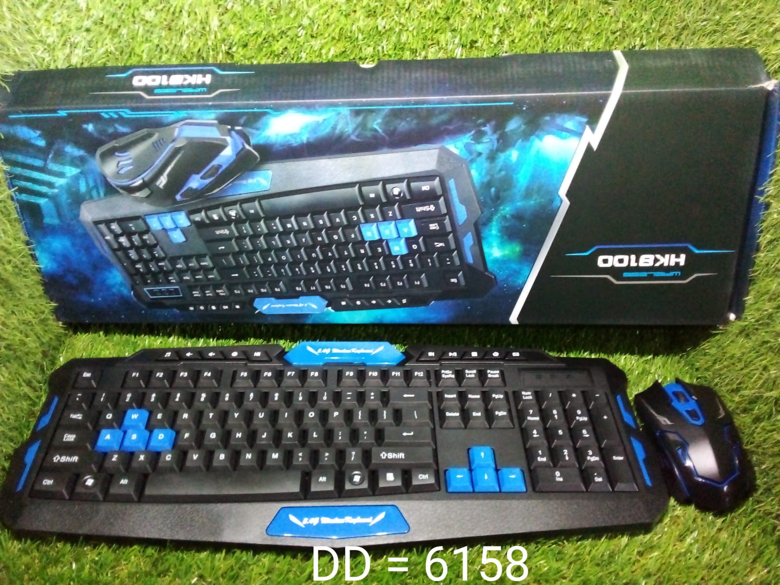 6158 Wireless Keyboard M Set used by gamers for playing heavy games perfectly without any problem and all. 