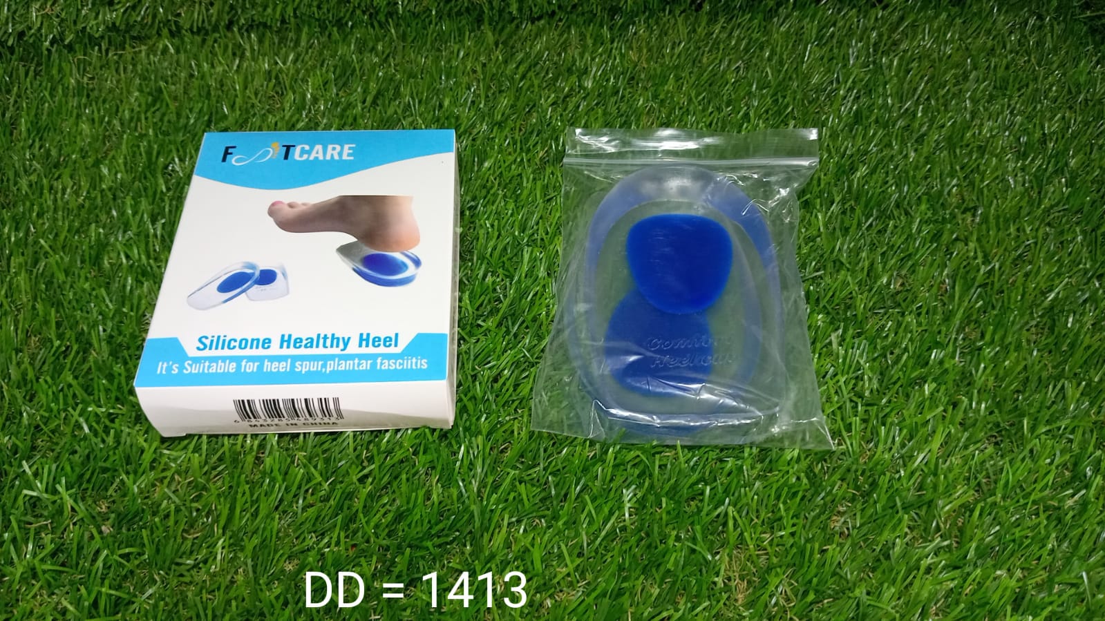 1413 Gel Heel cups Silicon Heel Pad for Heel Ankle Pain DeoDap