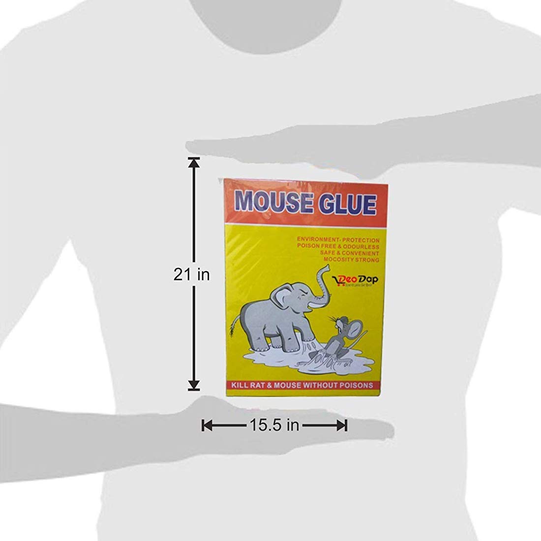 1202 Small Mouse/Mice Trap Glue Pad DeoDap