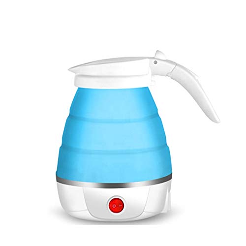 2137 Silicone Foldable Collapsible Electric Water Kettle Camping  Boiler 